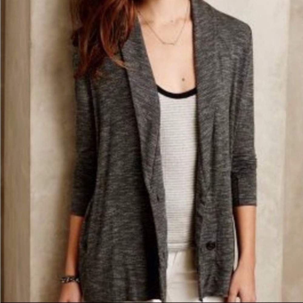 Dolan LEFT COAST COLLECTION Blazer jacket Lightweight LARGE gray EUC